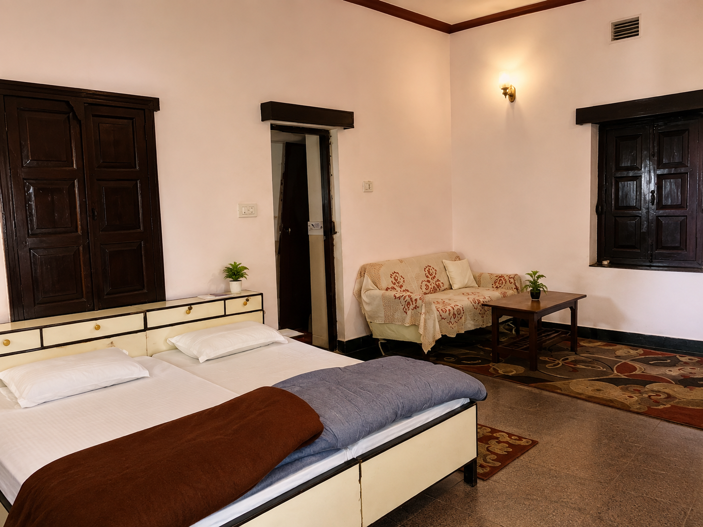Comfortable room at Birla Dharamshala Ayodhya