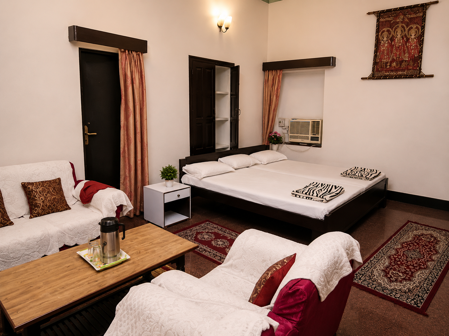 AC room at Birla Dharamshala Ayodhya
